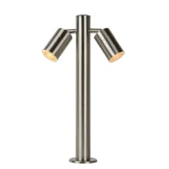 Lucide ARNE-LED Sokkellamp - Mat chroom