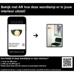 Lucide BENNI Wandlamp - Groen