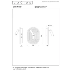 Lucide CARMINO Wandlamp - Groen