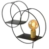 Lucide CIRCLE Wandlamp - Zwart