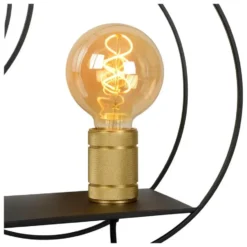 Lucide CIRCLE Wandlamp - Zwart