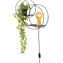 Lucide CIRCLE Wandlamp - Zwart