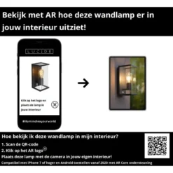 Lucide CLAIRE Wandlamp - Antraciet