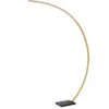 Lucide CURVE Booglamp - Mat Goud / Messing
