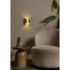 Lucide DILETTA Wandlamp - Mat Goud / Messing