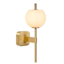 Lucide ELDA Wandlamp - Mat Goud / Messing