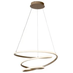 Lucide ESPIRAL Hanglamp - Taupe
