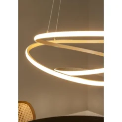 Lucide ESPIRAL Hanglamp - Taupe
