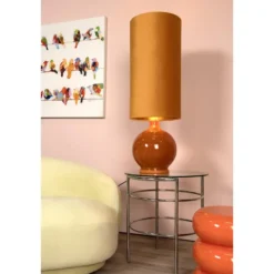 Lucide ESTERAD Vloerlamp - Okergeel