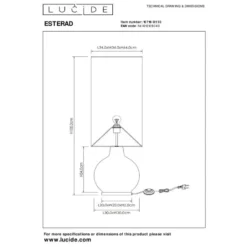 Lucide ESTERAD Vloerlamp - Oranje