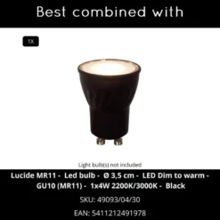 Lucide ESTEREL Hanglamp - Taupe