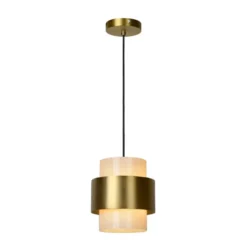 Lucide FIRMIN Hanglamp - Mat Goud / Messing
