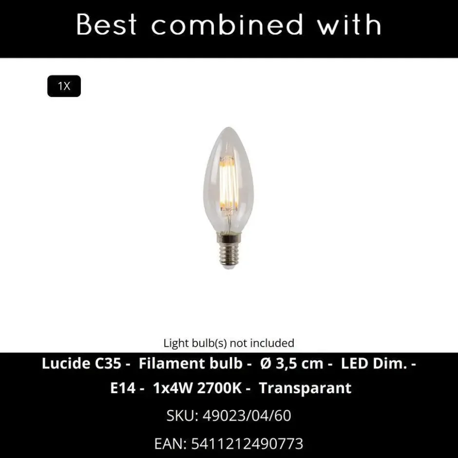 Lucide FLORES Tafellamp - Wit