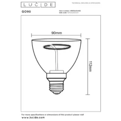 Lucide GO90 Filament lamp - Amber