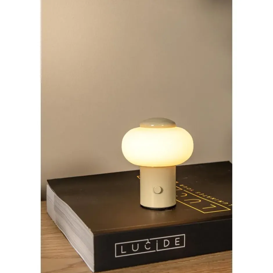 Lucide GUSTAV Tafellamp - Beige