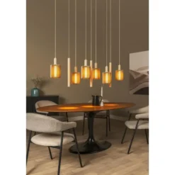Lucide LAMBRES Hanglamp - Taupe
