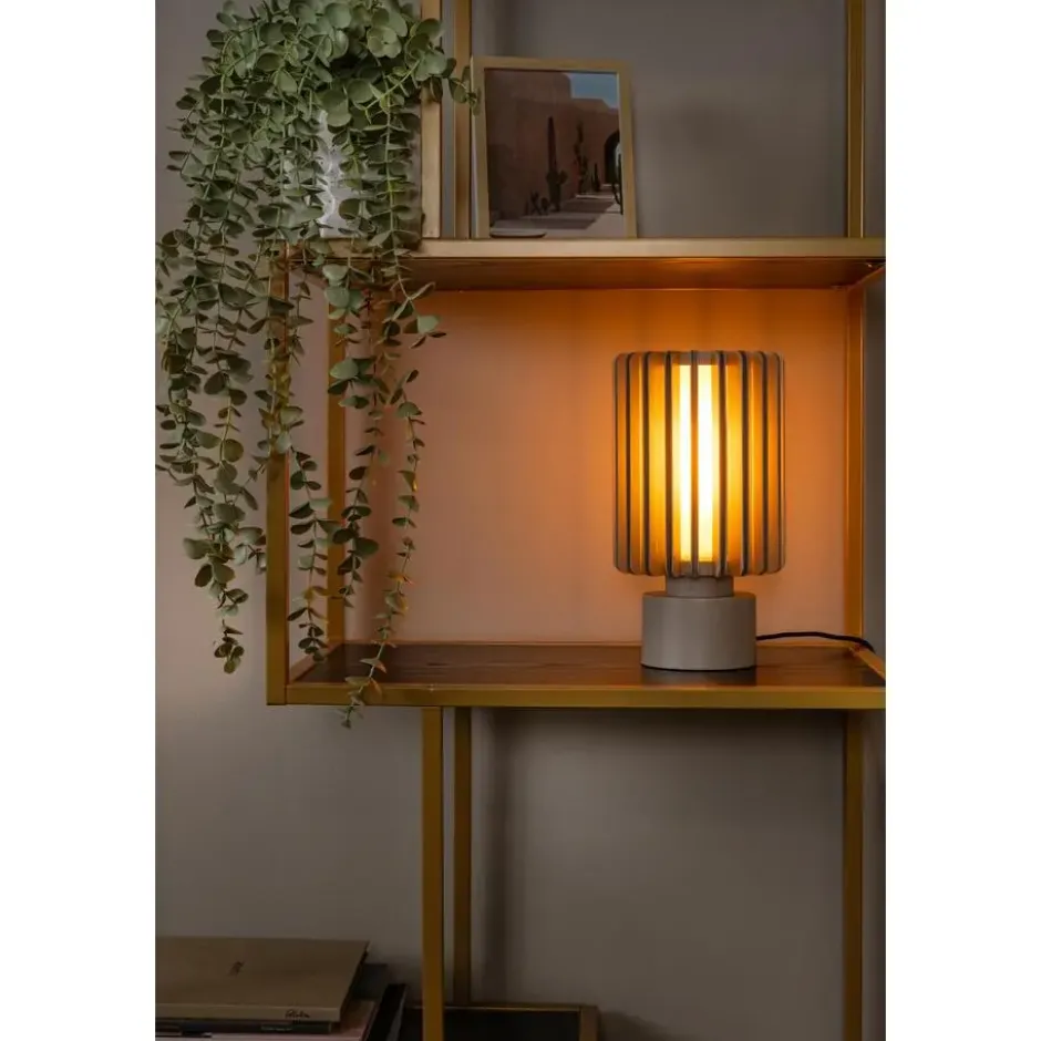 Lucide LAMBRES Tafellamp - Taupe