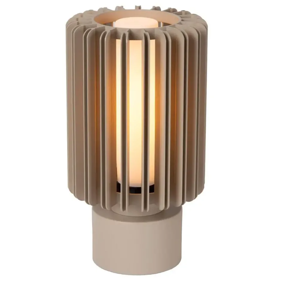 Lucide LAMBRES Tafellamp - Taupe