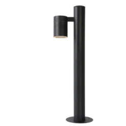 Lucide LED sokkellamp buiten ARNE IP44 - zwart - Ø6,3 cm