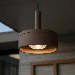 Lucide LENZ Hanglamp - Roest bruin