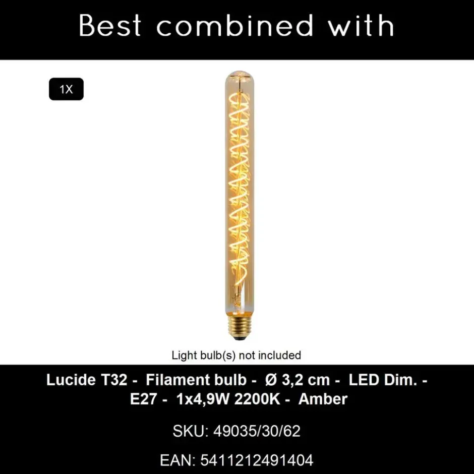 Lucide MAGIC Vloerlamp - Zwart