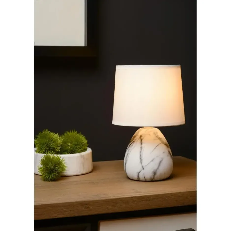 Lucide MARMO Tafellamp - Wit