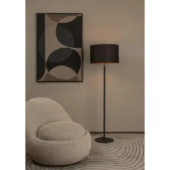 Lucide MAYA Vloerlamp - Zwart