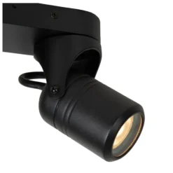 Lucide NIORT - Plafondspot Buiten - 2xGU10 - IP44 - Zwart