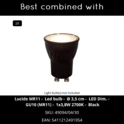 Lucide OTIMO Wandspot - Taupe