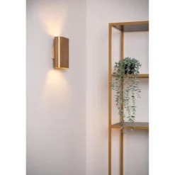 Lucide OVALIS Wandlamp - Mat Goud / Messing