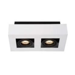 Lucide plafondspot Xirax 2 lamp - wit