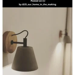 Lucide POSSIO Wandlamp - Grijs