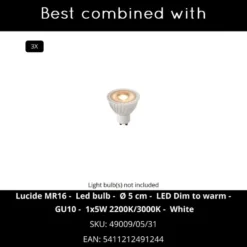 Lucide PUNCH Plafondspot - Wit