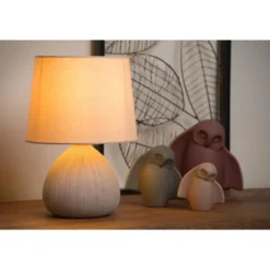 Lucide RAMZI Tafellamp - Beige