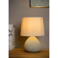 Lucide RAMZI Tafellamp - Beige