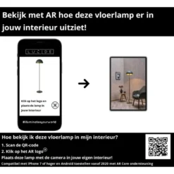 Lucide SIEMON Vloerlamp - Groen