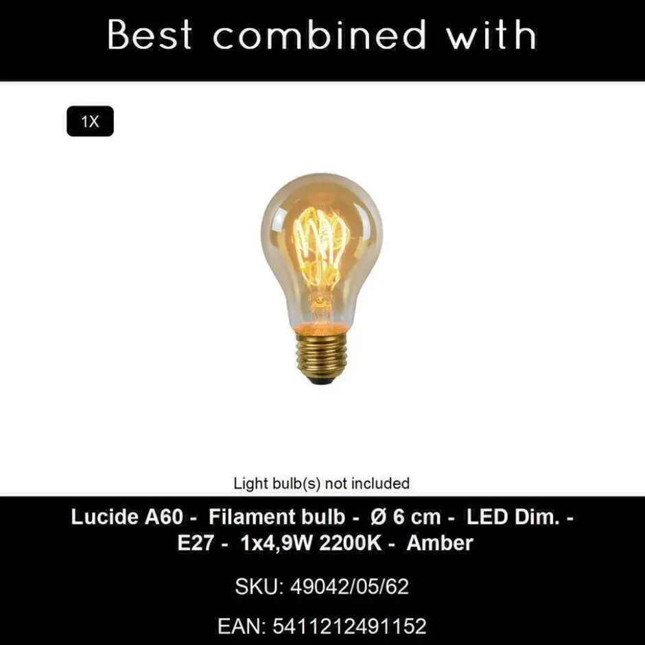 Lucide SPENCER Wandlamp - Zwart