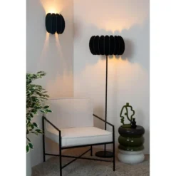 Lucide SPENCER Wandlamp - Zwart