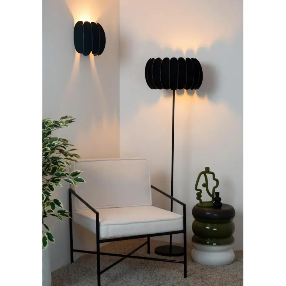 Lucide SPENCER Wandlamp - Zwart