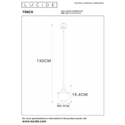 Lucide TRACK Railverlichting - Mat Goud / Messing