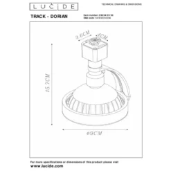 Lucide TRACK Railverlichting - Zwart