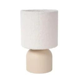 Lucide WOOLLY Tafellamp - Beige