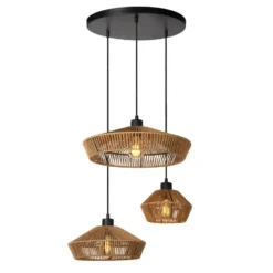 Lucide YUNKAI Hanglamp - Naturel