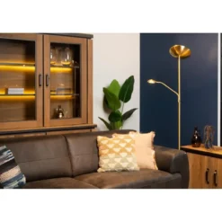 Lucide ZENITH Leeslamp - Mat Goud / Messing