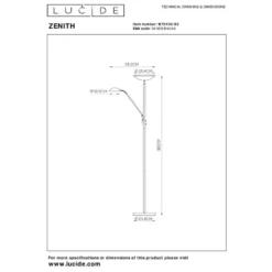 Lucide ZENITH Leeslamp - Mat Goud / Messing