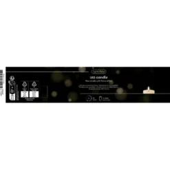 Lumineo LED kaars/stompkaars - lichtroze - D7,5 x H17,3 cm