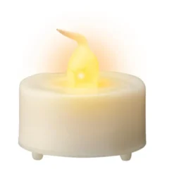 Lumineo LED waxinelichtjes - 4x stuks - wit