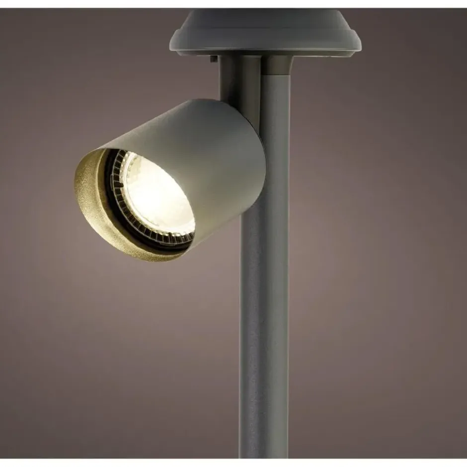 Lumineo Prikspot - solar - antraciet - 25 cm