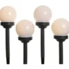 Lumineo Tuinverlichting - prikspotjes - 4 stuks - 27 cm