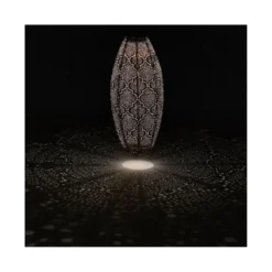 Lumiz Solar Buitenlampion - Bazaar Long Oval - 20 cm - Roze
